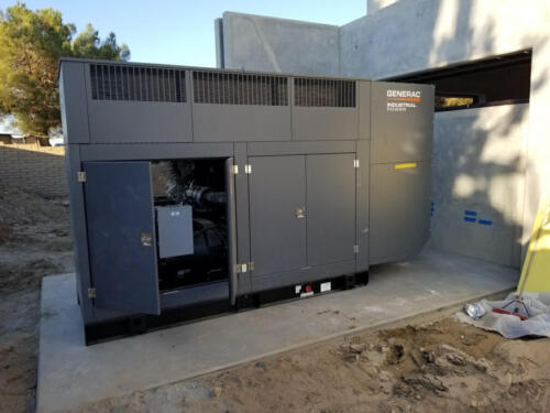 250KW backup Generator Installation, South West Gas Company Victorville CA
